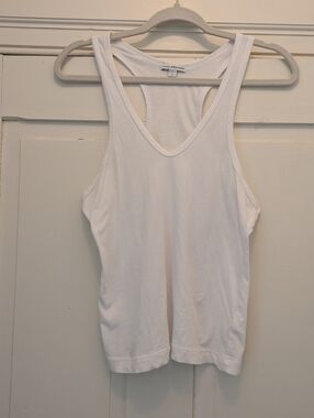 James Perse Standard White Tank Shirt- JP 2 M/L